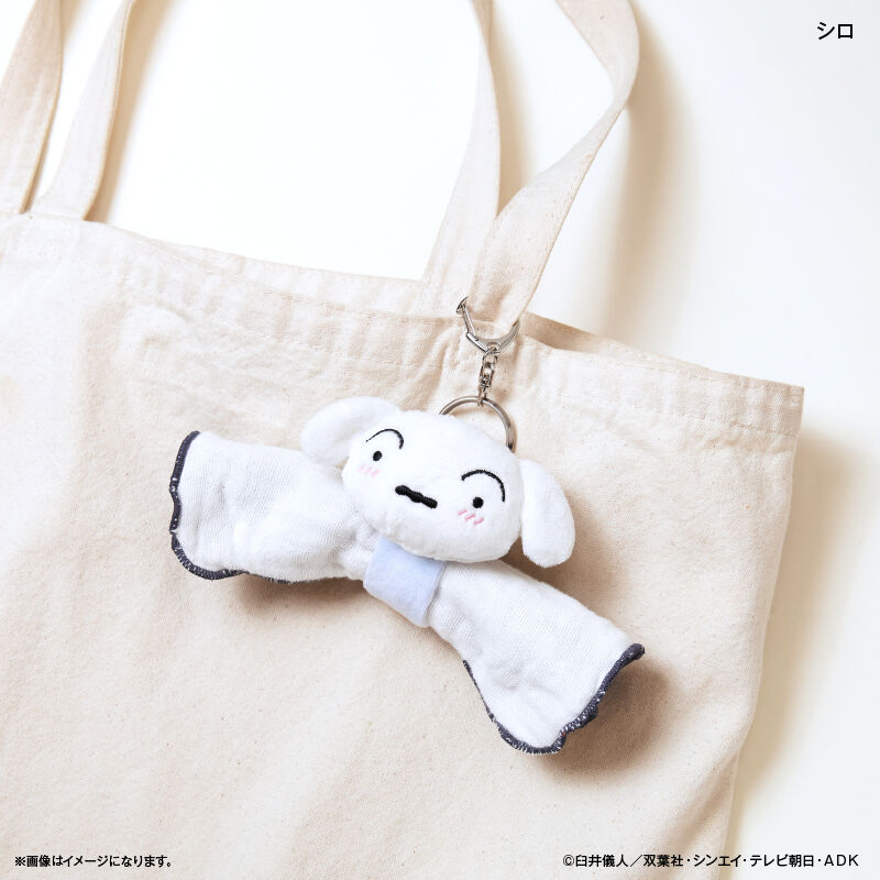 BACKYARD FAMILY「クレヨンしんちゃん グッズ 通販 蓄光マスコット ループホルダー クレヨンしんちゃんグッズ」|チャーム・キーホルダー|