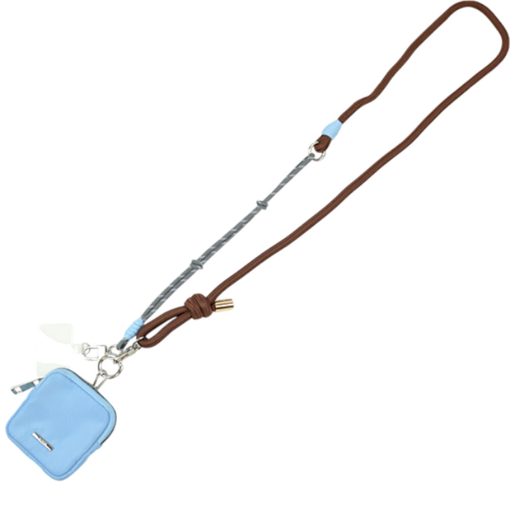 BACKYARD FAMILY「ストラップ ポーチ付き 通販 ショルダーストラップ ショルダー ポーチ 首掛け スマホショルダー」|電化製品|ブルー1