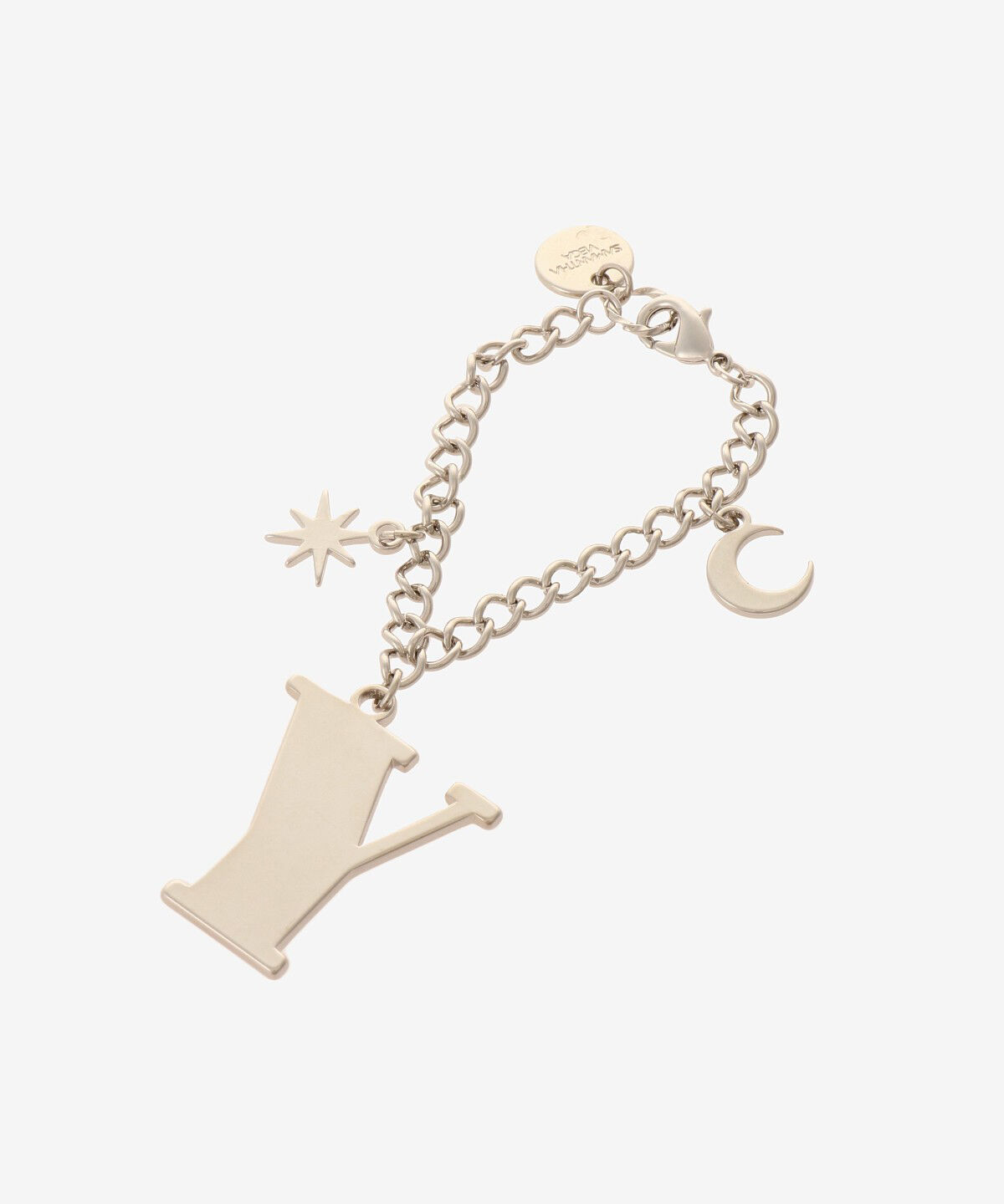 Samantha Vega「ムーンイニシャルチャーム(Y)」|チャーム・キーホルダー|シルバー