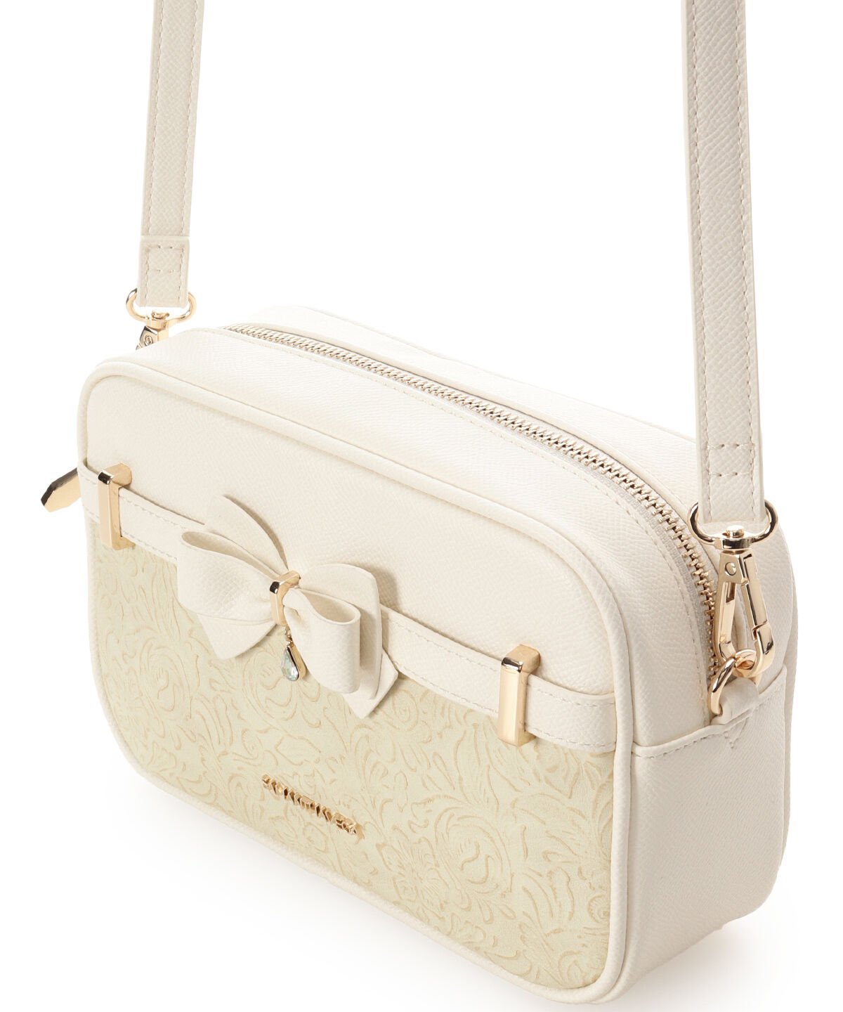 Samantha Vega「フローラルアクセントリボンミニショルダーバッグ」|ショルダー・メッセンジャー|