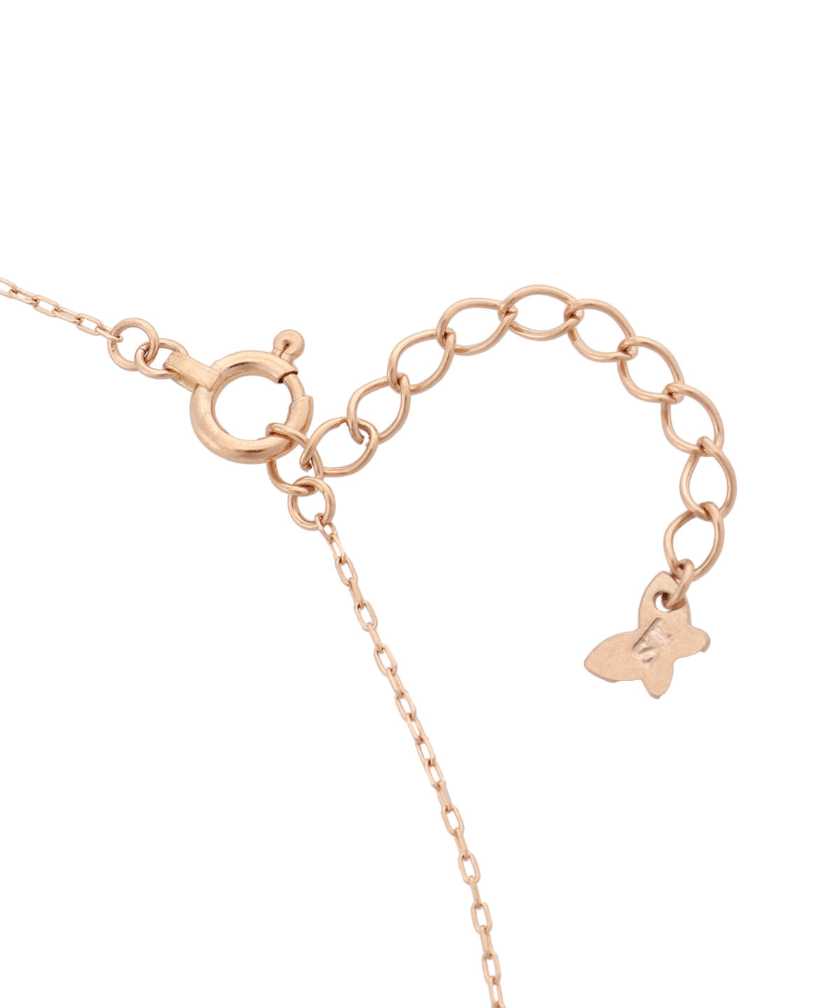 Samantha Tiara「K18 PG パーフェクトハートインフィニティネックレス（中）」|ネックレス|