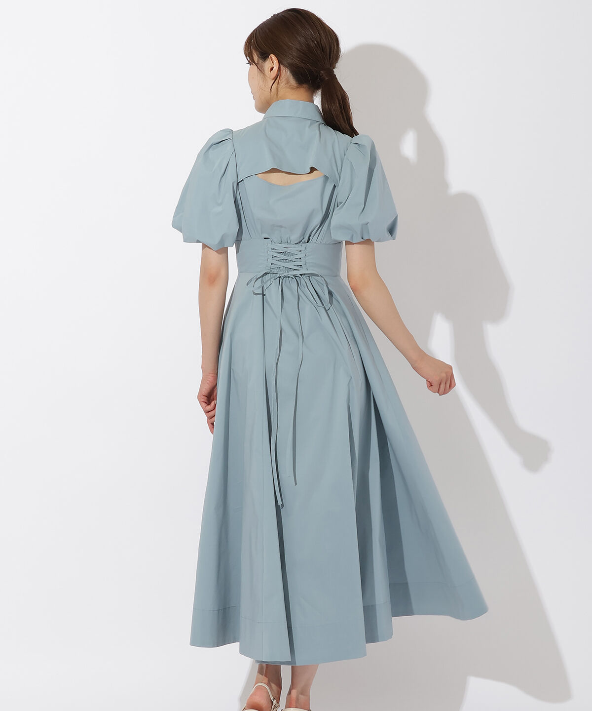 アンドクチュール「コルセットシャツワンピース」|ワンピース|