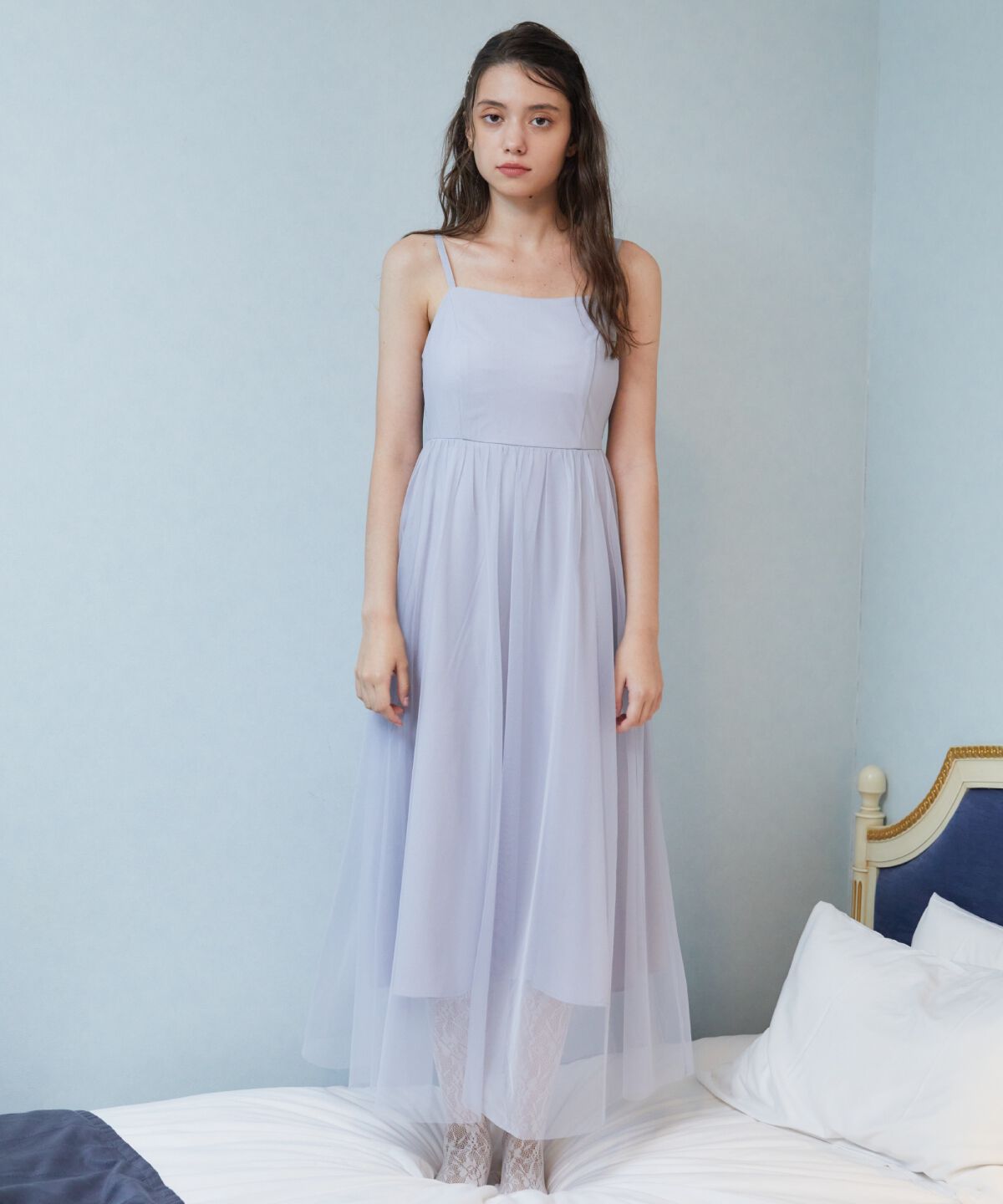 REDYAZEL「チュールレイヤードワンピース」|ワンピース|