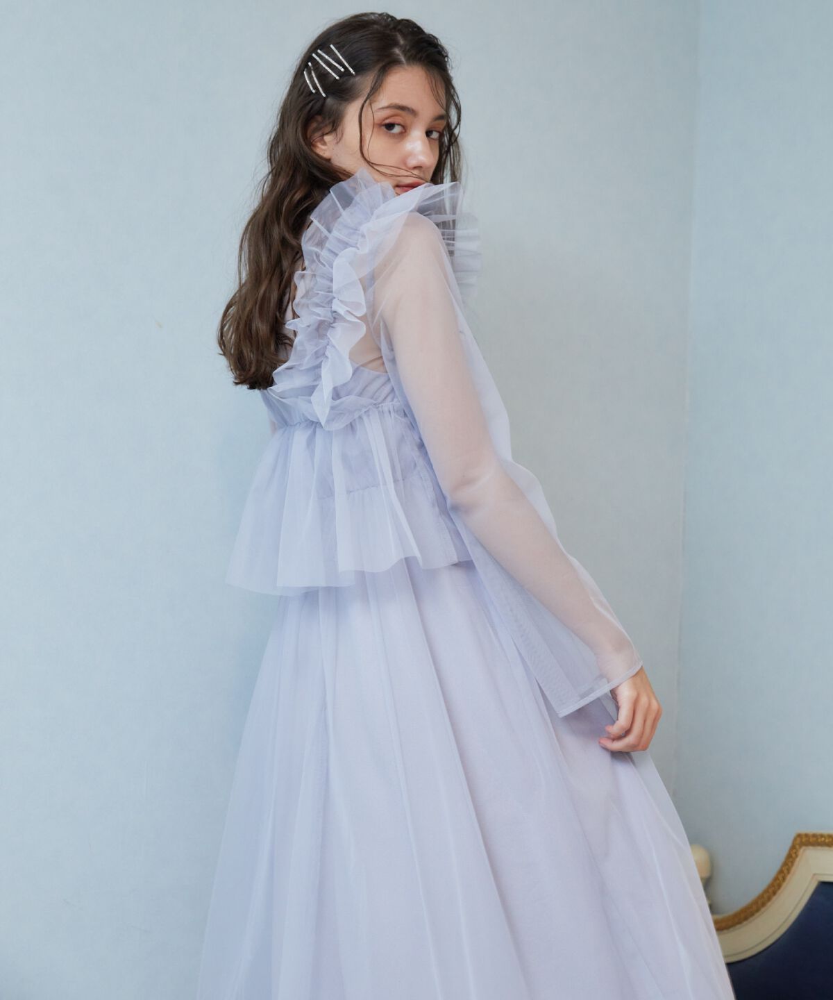REDYAZEL「チュールレイヤードワンピース」|ワンピース|