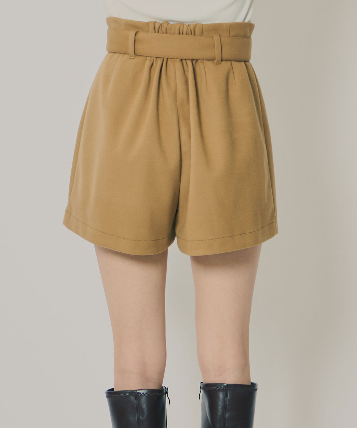 REDYAZEL「ウールライクタックショートパンツ」|キュロット|