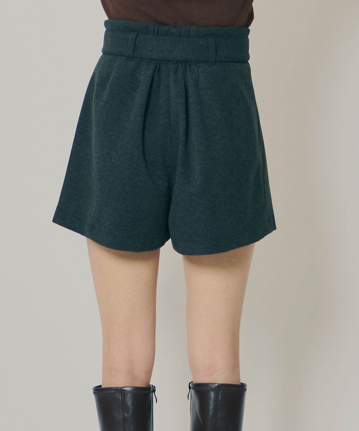 REDYAZEL「ウールライクタックショートパンツ」|キュロット|