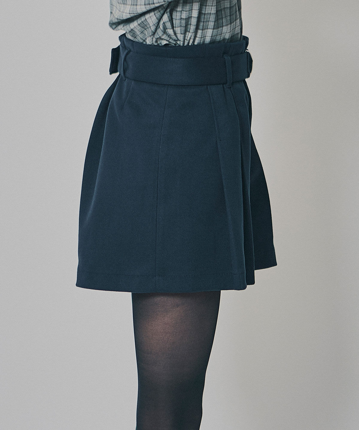 REDYAZEL「ウールライクタックショートパンツ」|キュロット|