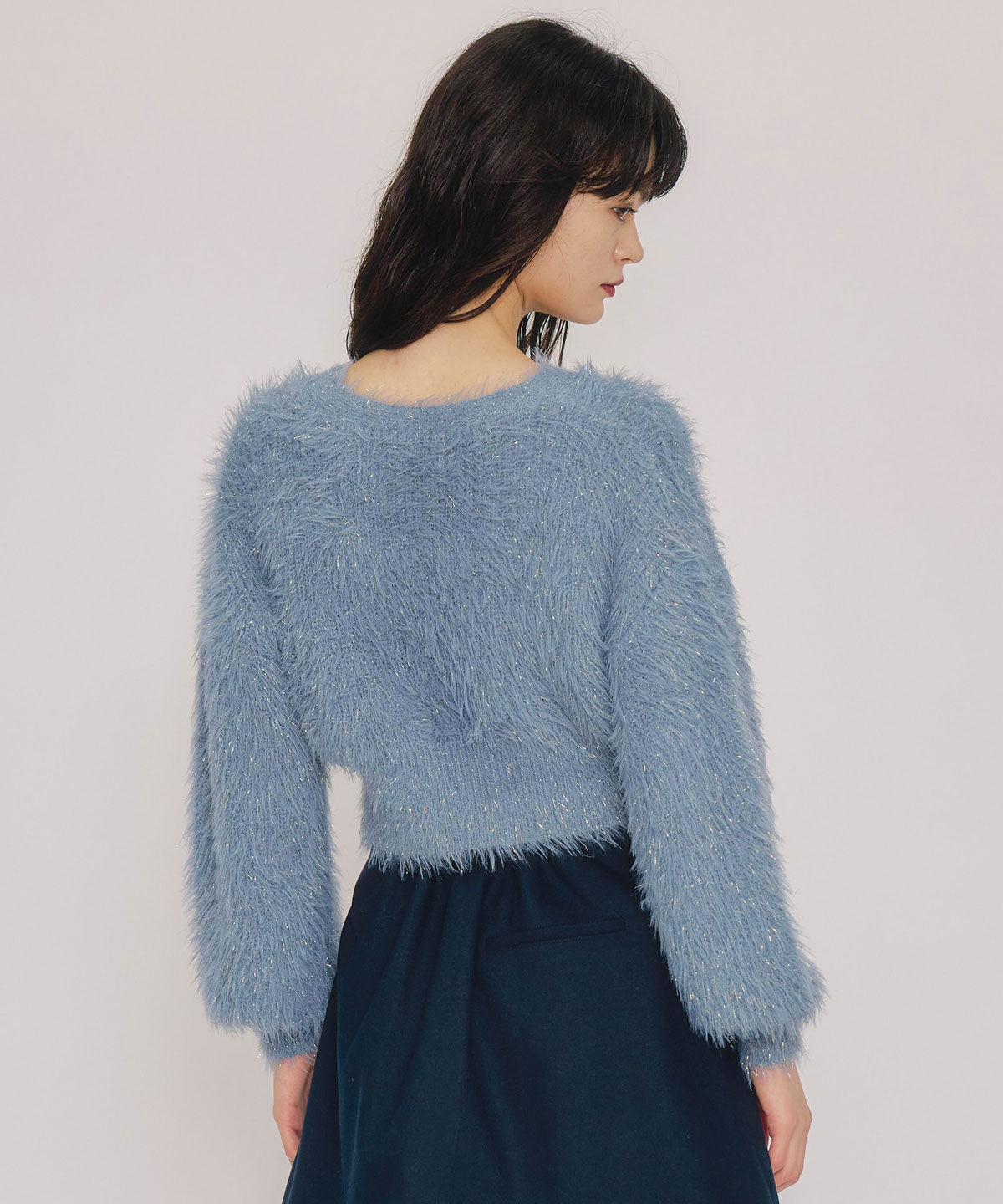 REDYAZEL「ラメシャギーニットプルオーバー」|ニット・セーター|