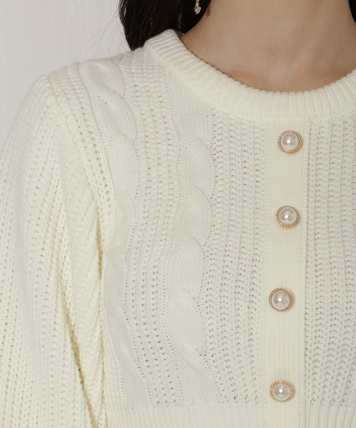 WILLSELECTION「ケーブルニットワンピース」|ワンピース|