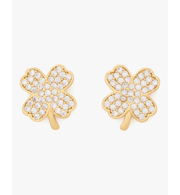 kate spade new york「ラッキー チャーム パヴェ クローバー ピアス」|ピアス|DK CONCH