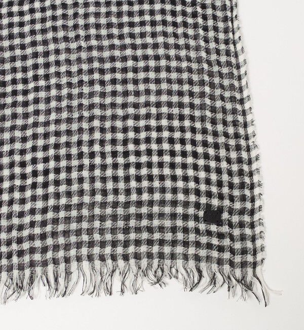 UNITED ARROWS「【一部別注】＜MARIANI＞LIN ギンガムチェック ストール」|ストール|