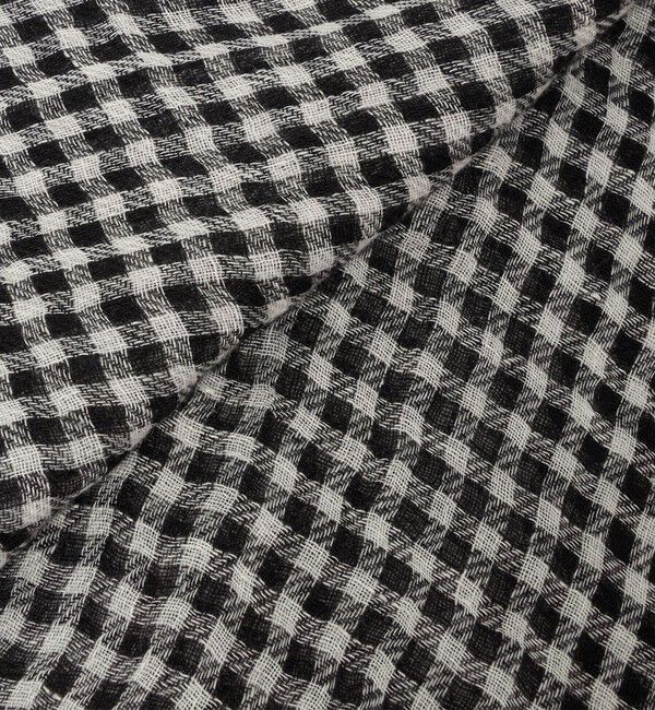 UNITED ARROWS「【一部別注】＜MARIANI＞LIN ギンガムチェック ストール」|ストール|