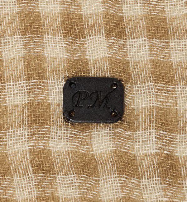 UNITED ARROWS「【一部別注】＜MARIANI＞LIN ギンガムチェック ストール」|ストール|