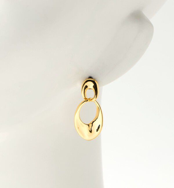 UNITED ARROWS green label relaxing「Wオーバルリング ピアス」|ピアス|