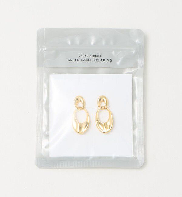 UNITED ARROWS green label relaxing「Wオーバルリング ピアス」|ピアス|