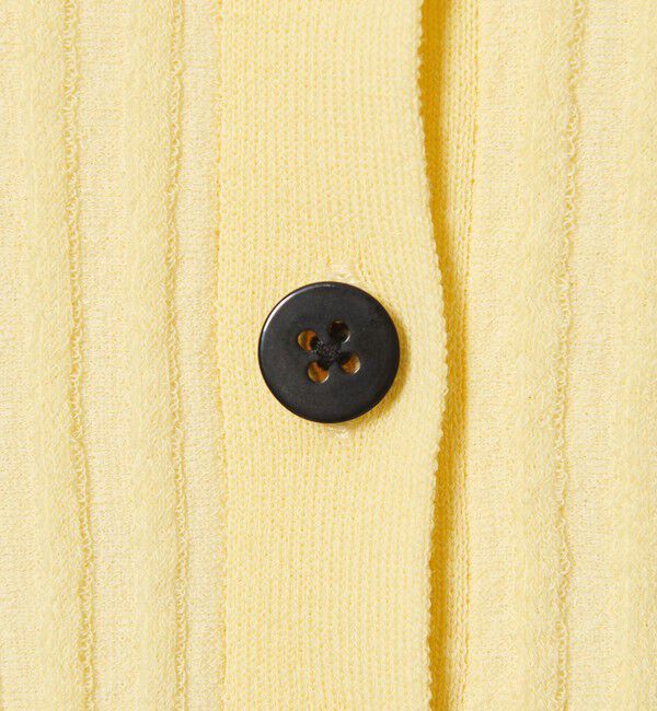 EMMEL REFINES「＜EMMEL REFINES＞EM HW リブボタン ウェーブヘム カーディガン」|カーディガン|