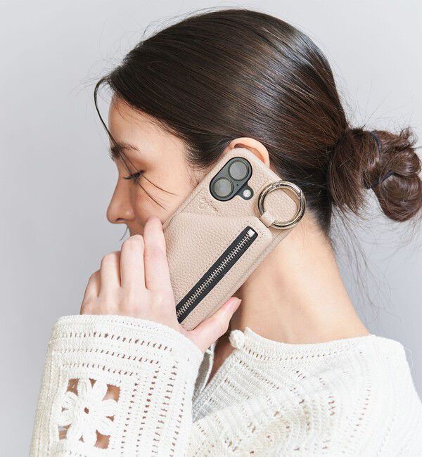 BEAUTY&YOUTH UNITED ARROWS「＜ajew＞CADENAS ストラップ iPhone16ケース」|モバイルケース|BEIGE