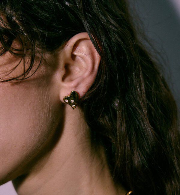 BEAUTY&YOUTH UNITED ARROWS「＜LAPUIS＞Garden heart ピアス」|ピアス|