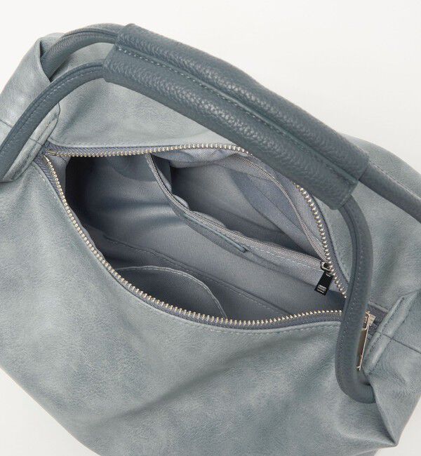 BEAUTY&YOUTH UNITED ARROWS「レザーライク コンビ タック バッグ」|ハンドバッグ|