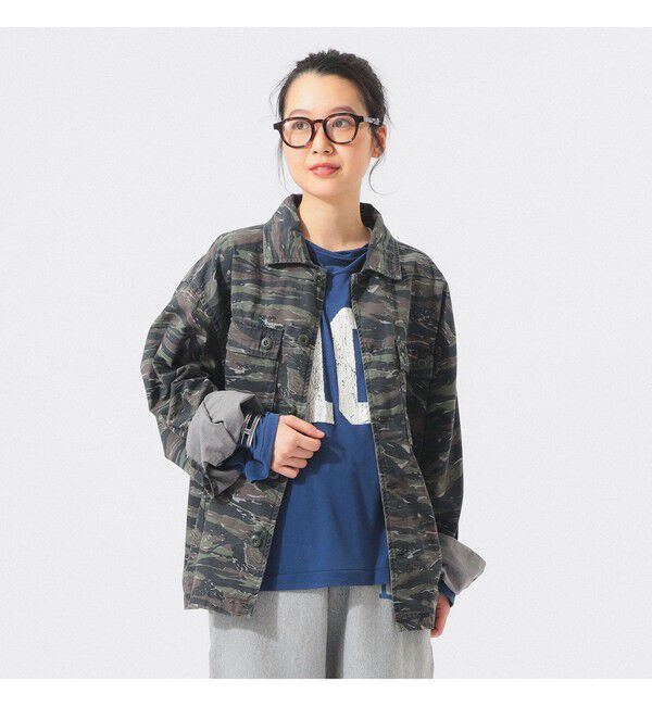 BEAMSBOY「リップストップ ミリタリー ブルゾン」|ブルゾン・スタジャン|CHARCOAL.G