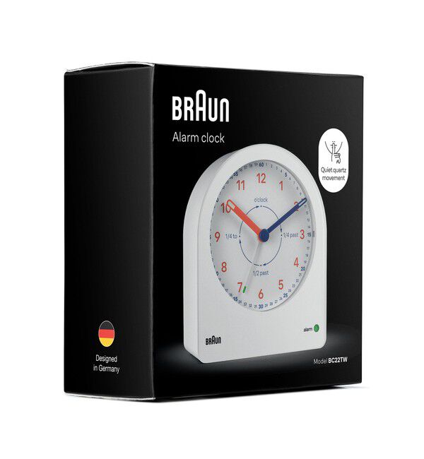 BEAMS「BRAUN / Time Teacher BC22 TW」|クロック・置時計|