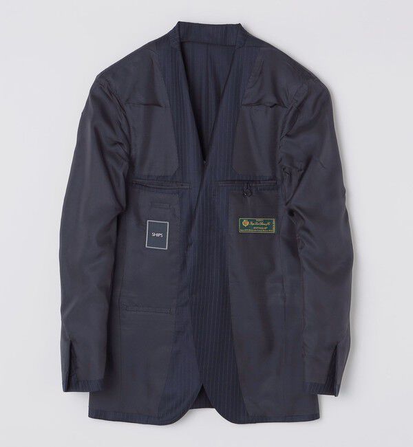 SHIPS「SHIPS: LORO PIANA FABRIC オーストラリス ピンストライプ ネイビー スーツ」|スーツ|
