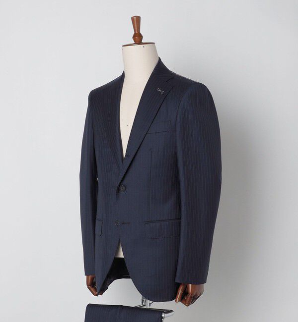 SHIPS「SHIPS: LORO PIANA FABRIC オーストラリス ピンストライプ ネイビー スーツ」|スーツ|