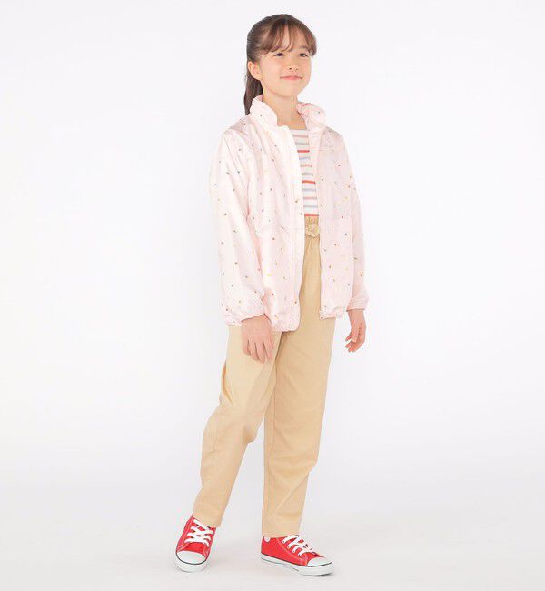 SHIPS KIDS「SHIPS KIDS:140～150cm / オーガニック コットン フリル スリーブ TEE」|Tシャツ・カットソー|