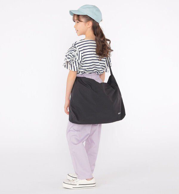 SHIPS KIDS「SHIPS KIDS:140～150cm / オーガニック コットン フリル スリーブ TEE」|Tシャツ・カットソー|