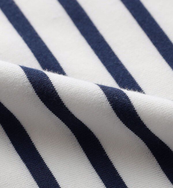 SHIPS KIDS「SHIPS KIDS:140～150cm / オーガニック コットン フリル スリーブ TEE」|Tシャツ・カットソー|