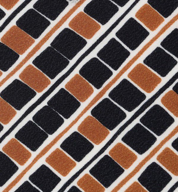 SHIPS「Fratelli Luigi: スクエア ストライプ プリント ネクタイ」|ネクタイ・蝶ネクタイ|