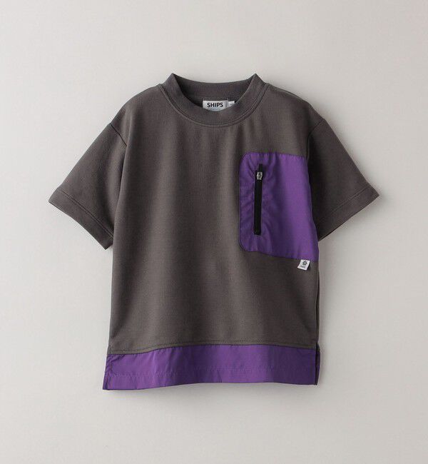 SHIPS Colors 「SHIPS Colors:コンビネーション ポケット TEE (80~130cm)」|Tシャツ・カットソー|