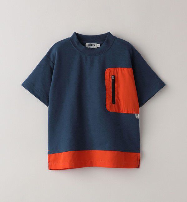 SHIPS Colors 「SHIPS Colors:コンビネーション ポケット TEE (80~130cm)」|Tシャツ・カットソー|