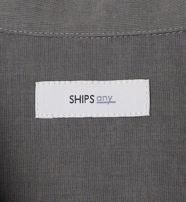 SHIPS any「SHIPS any: 〈洗濯機可能〉リネン混 リラックスフィット オープンカラー エアリー シャツ◇」|シャツ・ブラウス|