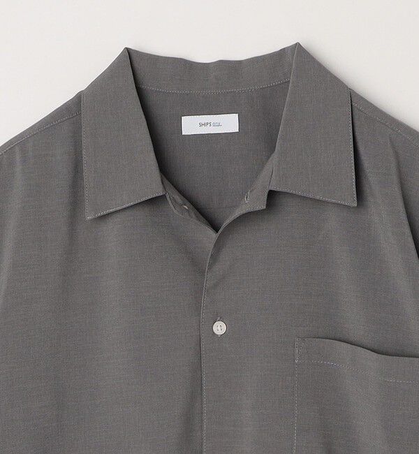 SHIPS any「SHIPS any: 〈洗濯機可能〉リネン混 リラックスフィット オープンカラー エアリー シャツ◇」|シャツ・ブラウス|
