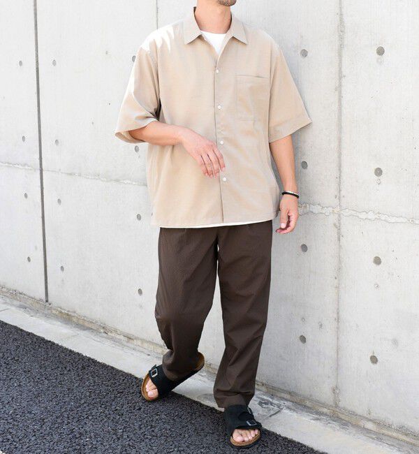 SHIPS any「SHIPS any: 〈洗濯機可能〉リネン混 リラックスフィット オープンカラー エアリー シャツ◇」|シャツ・ブラウス|