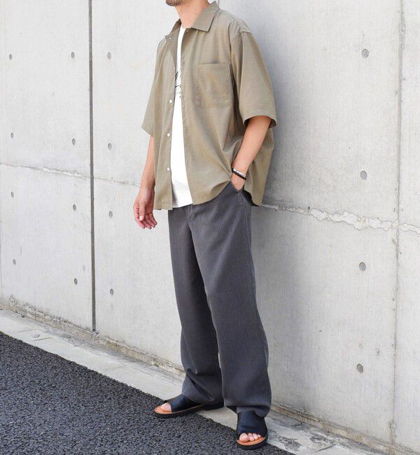 SHIPS any「SHIPS any: 〈洗濯機可能〉リネン混 リラックスフィット オープンカラー エアリー シャツ◇」|シャツ・ブラウス|