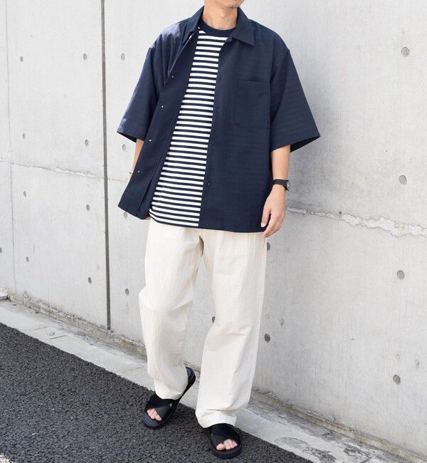 SHIPS any「SHIPS any: 〈洗濯機可能〉リネン混 リラックスフィット オープンカラー エアリー シャツ◇」|シャツ・ブラウス|