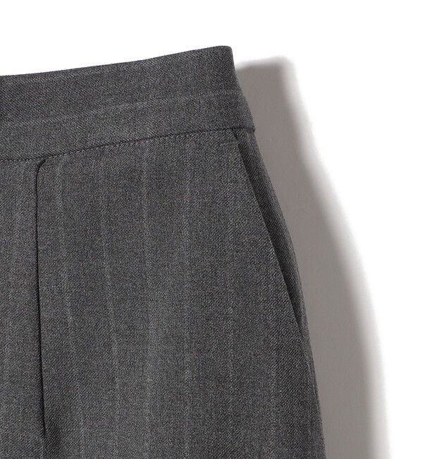 SHIPS Colors 「SHIPS Colors:〈手洗い可能〉ストライプ ジップ タイトスカート グレー◇」|タイト|