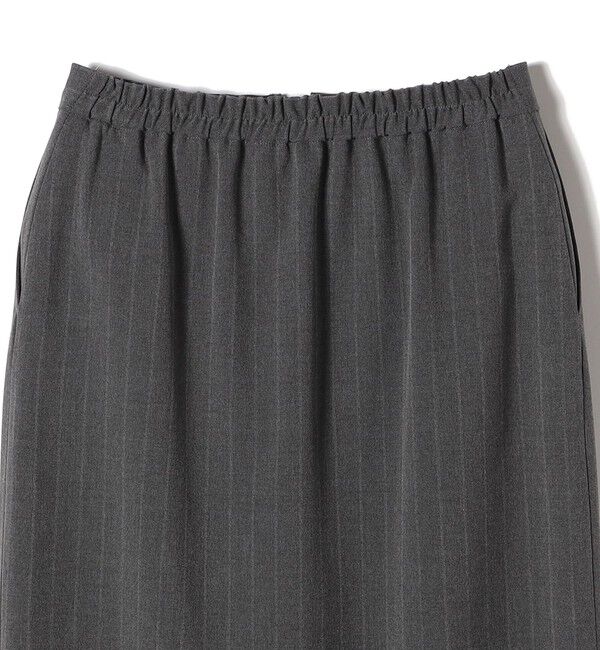 SHIPS Colors 「SHIPS Colors:〈手洗い可能〉ストライプ ジップ タイトスカート グレー◇」|タイト|