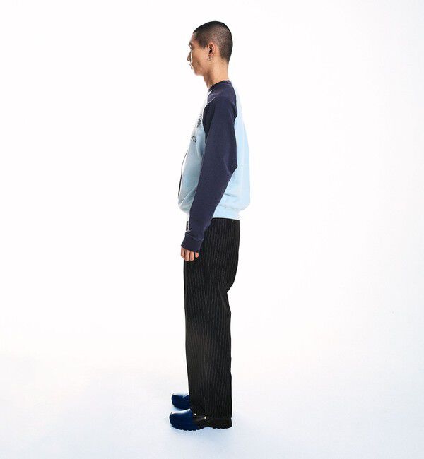 SHIPS「City Ambient Products: ラグランスリーブ プリント スウェット」|スウェット・ジャージ|