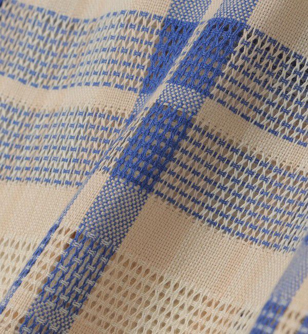 SHIPS Colors 「SHIPS Colors: 〈洗濯機可能〉 カラミ チェック オープンカラー シャツ」|シャツ・ブラウス|