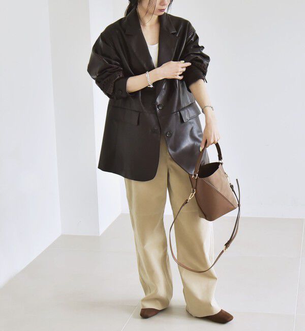 quaranciel「quaranciel:  フラワー  刺繍 テーラード ジャケット」|テーラードジャケット|