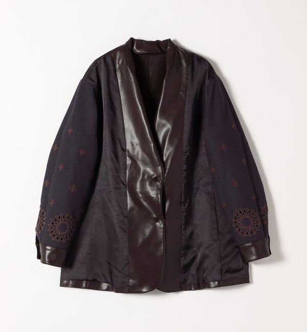 quaranciel「quaranciel:  フラワー  刺繍 テーラード ジャケット」|テーラードジャケット|