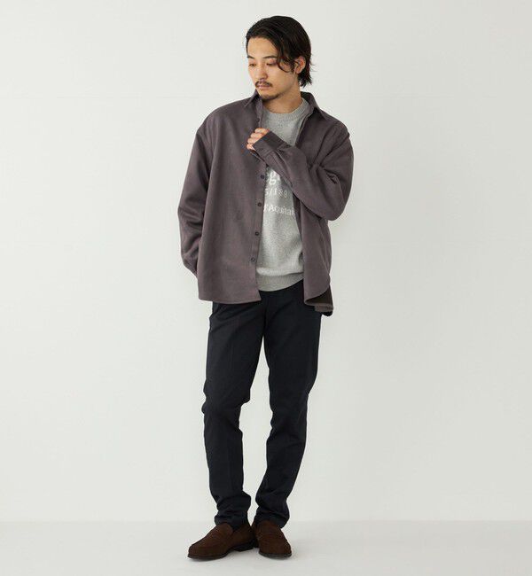 SHIPS Colors 「SHIPS Colors:〈手洗い可能〉モール ジャカード ロゴ ニット」|ニット・セーター|