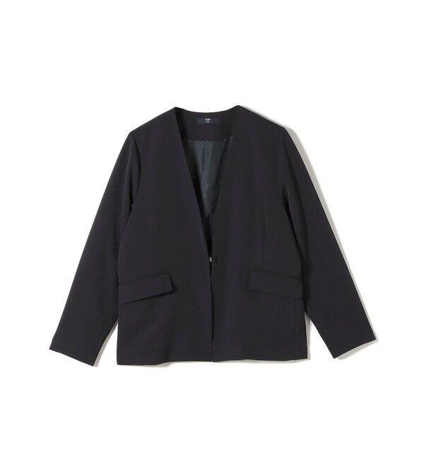 SHIPS Colors 「SHIPS Colors:〈手洗い可能〉2WAY ストレッチ Vカラー ジャケット（セットアップ対応可能）◇」|ノーカラージャケット|