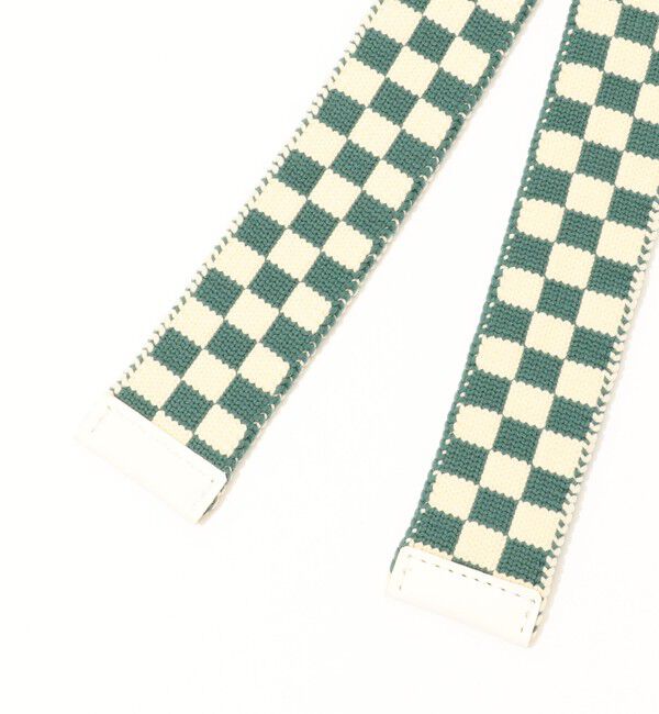 TOMORROWLAND GOODS「 GALERIE VIE MAS CHECKERFLAG ベルト」|ベルト|