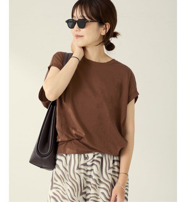 Plage「《追加》ALBINI ハイゲージTシャツ」|Tシャツ・カットソー|ブラウン