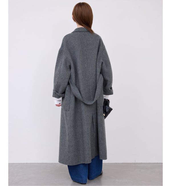 souple wool ダブルフェイスロングコート（SLOBE IENA）｜ルミネの