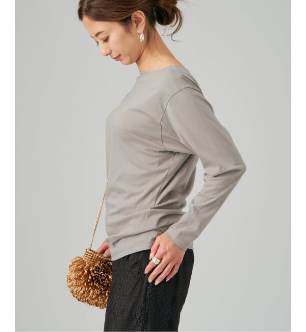 VERMEIL par iena「BACK Vネック ロングスリーブプルオーバー」|Tシャツ・カットソー|